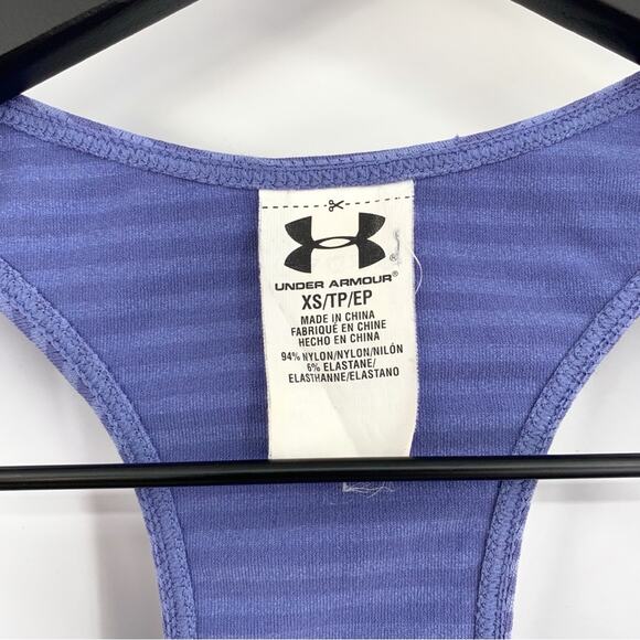 UNDER ARMOUR Seamless Tank Top Purple XS - Picture 4 of 6